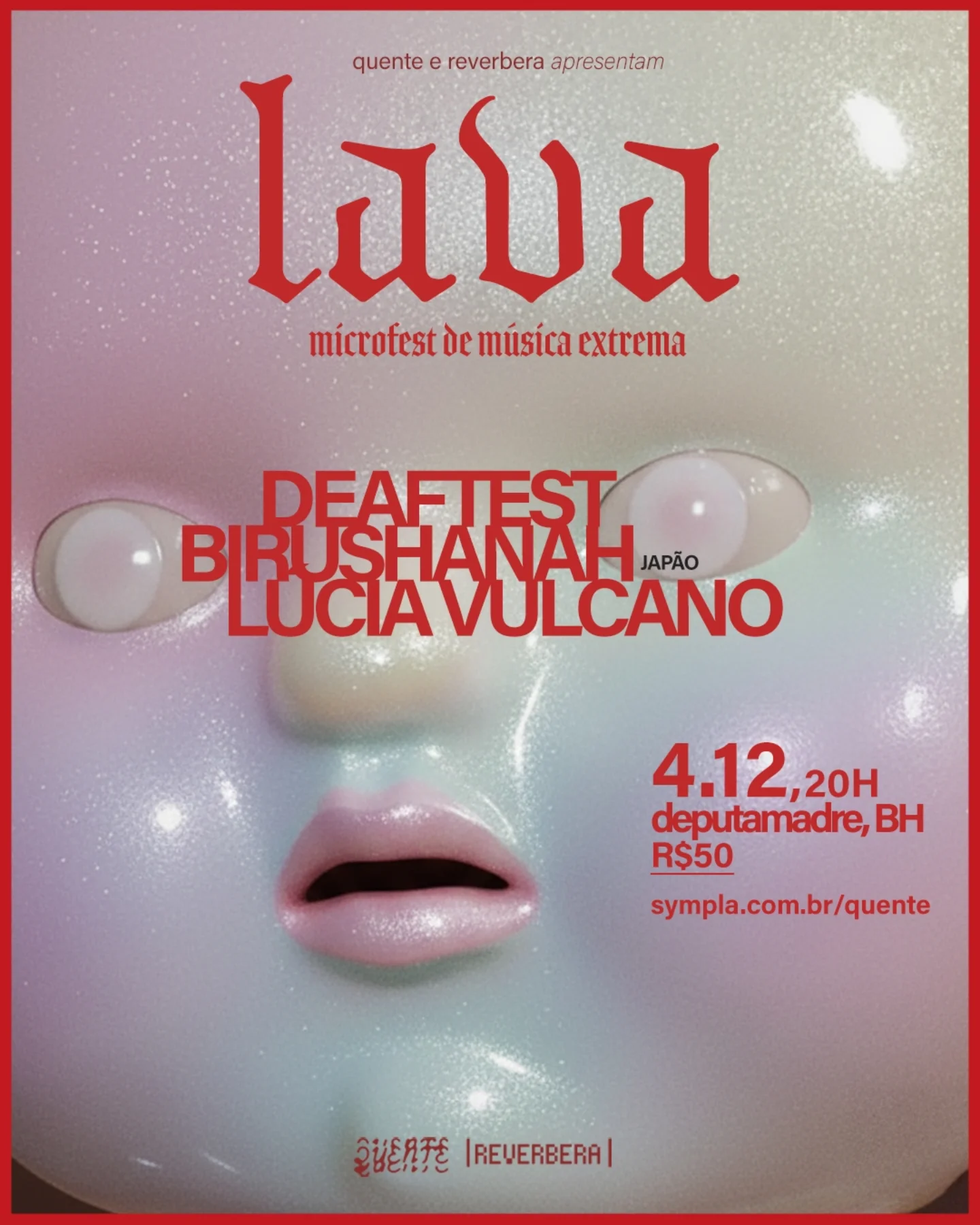 flyer test & deafkids em belo horizonte 2025